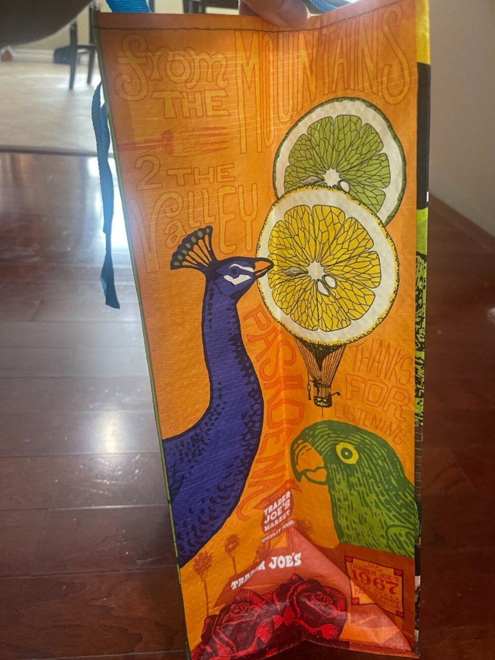 Trader Joe's 2017 California Santa Monica Reusable Bag NWT - Picture 5 of 6